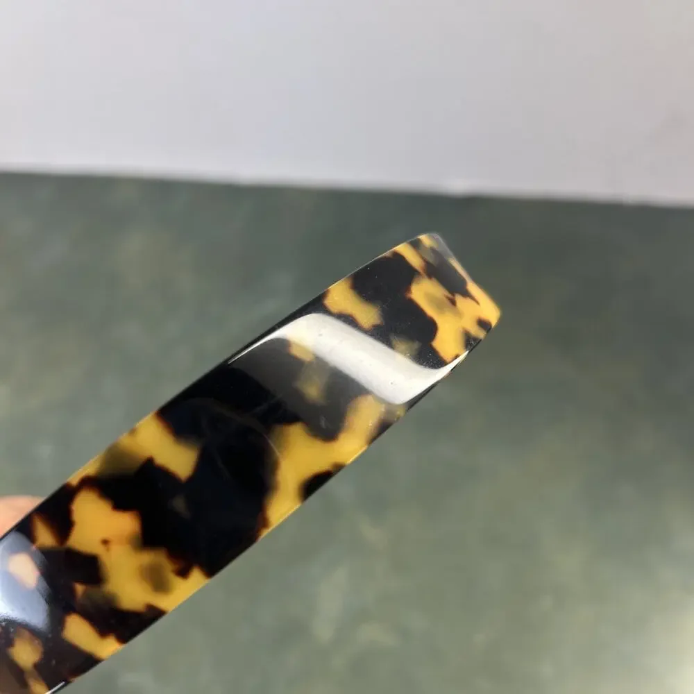 Vintage Charles J Wahba Tortoiseshell Wide Headband Handmade France Hair Band